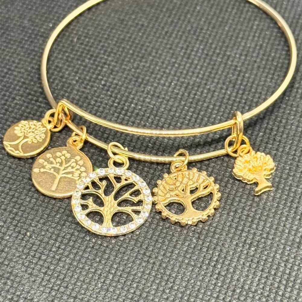Tree of life bangle bracelet